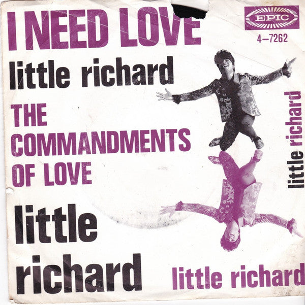 Little Richard : I Need Love / The Commandments Of Love  (7")