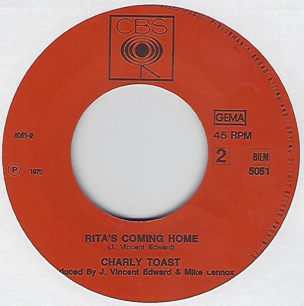 Charly's Toast : For The Love Of A Brother (7")