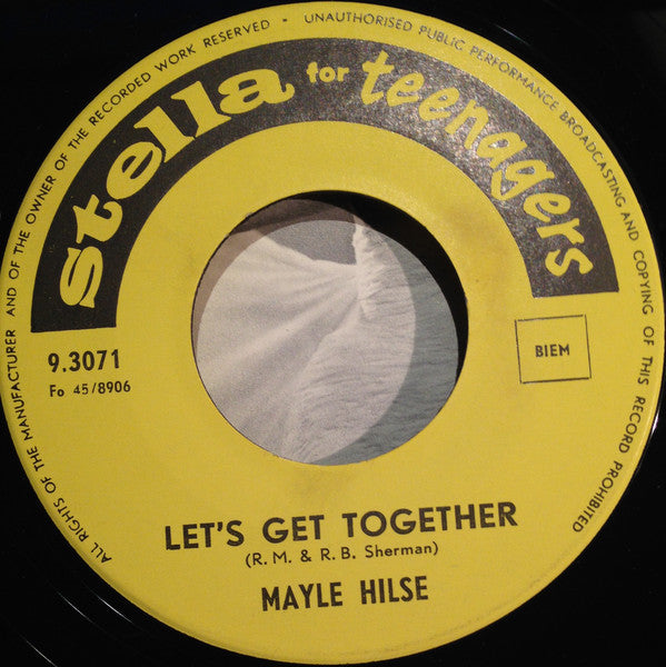 Mayle Hilse, Don Gregory : Let's Get Together / Last Night (7", Single)