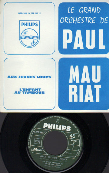 Le Grand Orchestre De Paul Mauriat : Aux Jeunes Loups (7", EP, Mono, Jukebox, Promo)