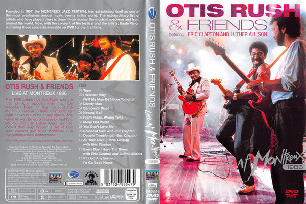 Otis Rush : Otis Rush & Friends - Live At Montreux 1986 (DVD-V, Multichannel, PAL)
