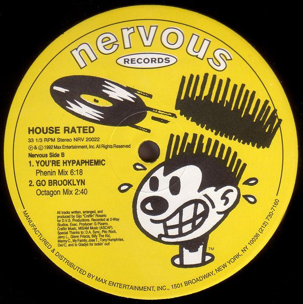 House Rated : Let The Music Motivate (12")