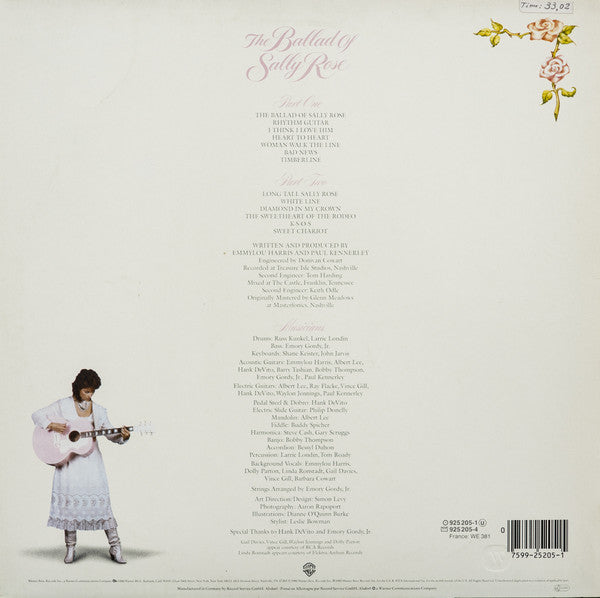Emmylou Harris : The Ballad Of Sally Rose (LP, Album)