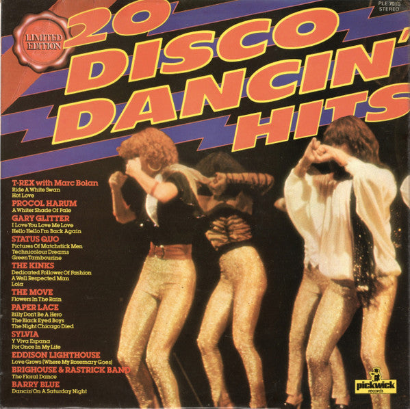 Various : 20 Disco Dancin' Hits (LP, Comp, Ltd, A.R)