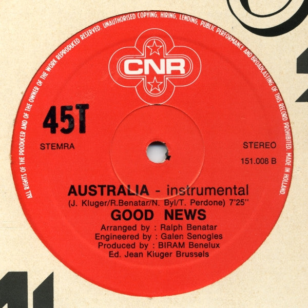 Good News : Australia (12", Maxi)