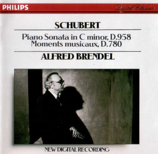 Franz Schubert, Alfred Brendel : Piano Sonata In C Minor, D. 958 · Moments Musicaux, D. 780 (CD, Album)