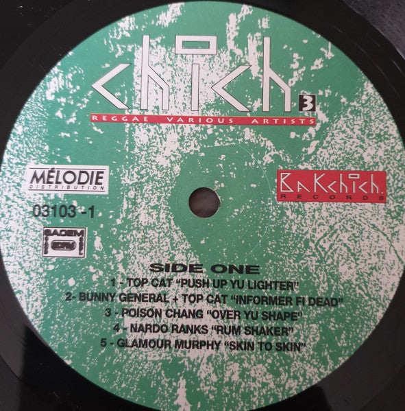 Various : Chich 3 (Reggae Various Artists) (LP, Comp)