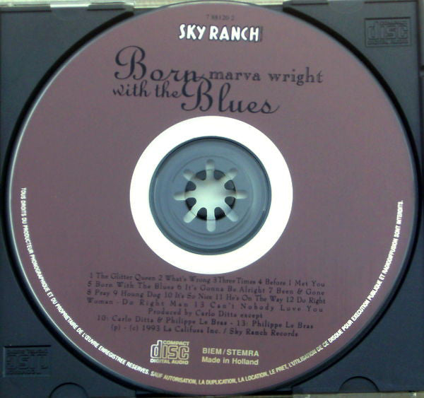 Marva Wright : Born With The Blues (CD, Album)