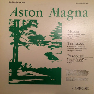 Aston Magna : Aston Magna (LP, Album, Mono)