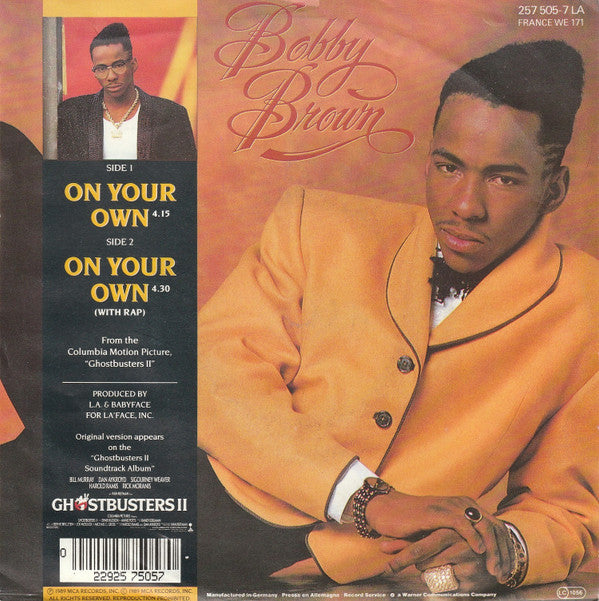 Bobby Brown : On Our Own (7", Single)