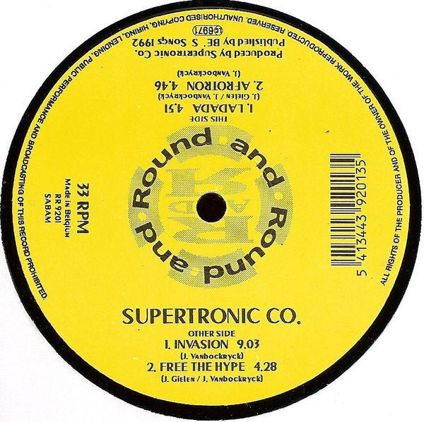 Supertronic Co. : Invasion (12")