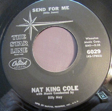 Nat King Cole : Send For Me / Looking Back (7", Single)