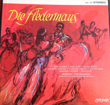 Johann Strauss Jr., Herbert Von Karajan : Die Fledermaus (2xLP, RE + Box)