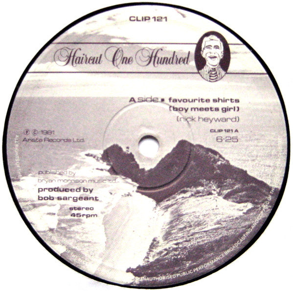 Haircut One Hundred : Favourite Shirts (Boy Meets Girl) (12", Single)