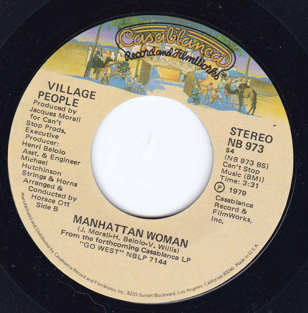 Village People : In The Navy (7", Single, 54 )