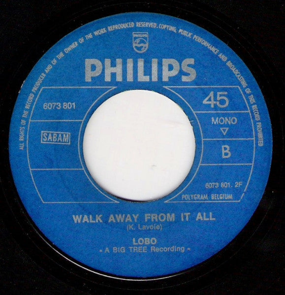 Lobo (3) : Me And You And A Dog Named Boo (7", Mono)