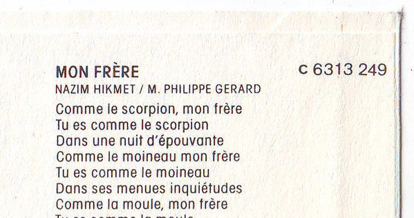 Yves Montand : Olympia "81" (2xLP, Gat)