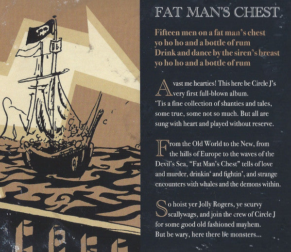 Circle J : Fat Man's Chest (CD, Album)