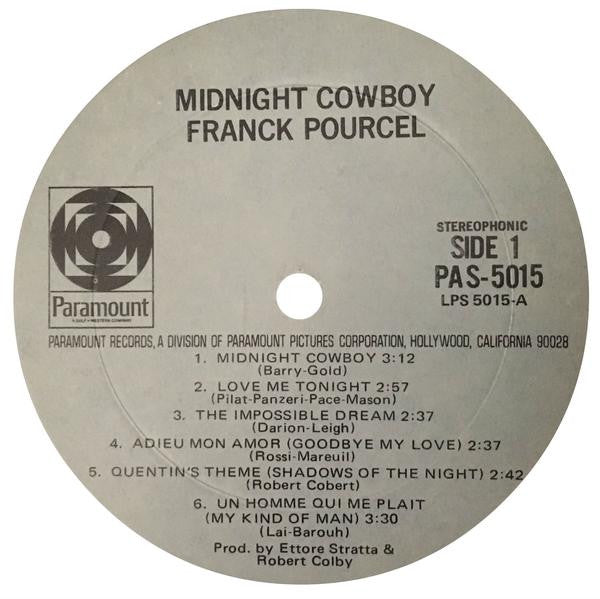 Franck Pourcel : Franck Pourcel Plays Midnight Cowboy (LP, Album)