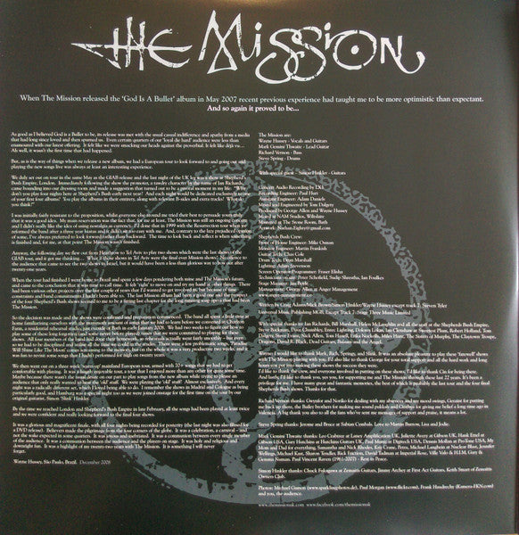 The Mission : Children - London Shepherd's Bush Empire Friday 29th February 2008 (2xLP, Album, Ltd, RE, Whi)
