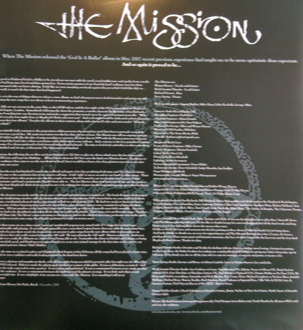 The Mission : Carved In Sand - London Shepherd's Bush Empire Saturday 1st March 2008 (2xLP, Album, Ltd, RE, Gre)