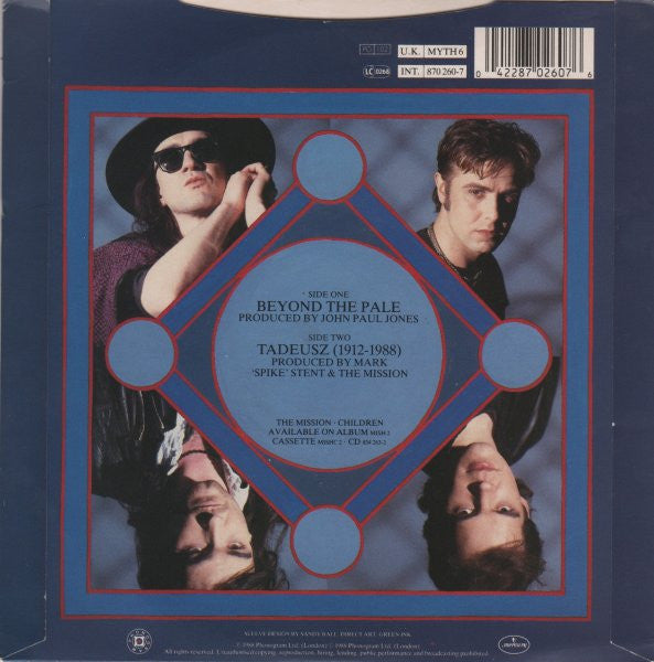 The Mission : Beyond The Pale (7", Single, Pap)