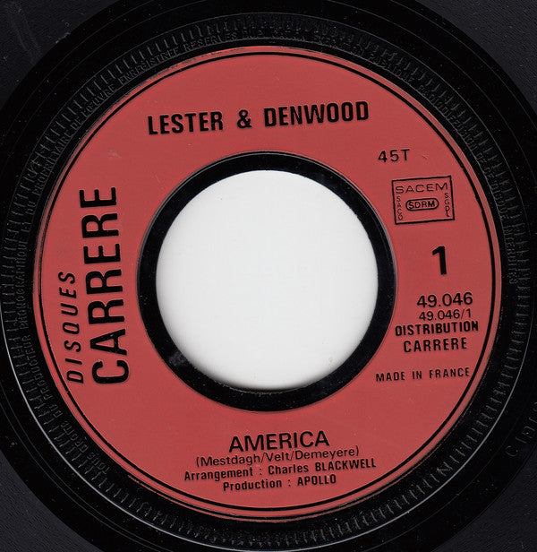 Lester & Denwood : America (7", Single)