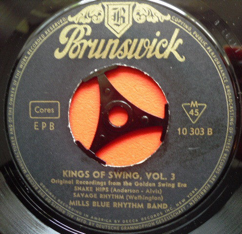 The Mills Blue Rhythm Band : Kings Of Swing Vol. 3 (7", EP)