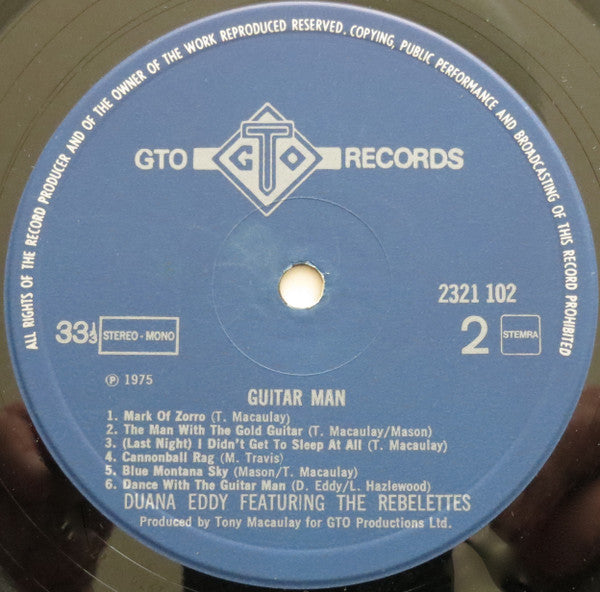 Duane Eddy : Guitar Man (LP, Album)