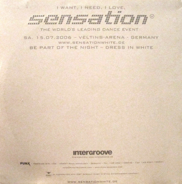 Moguai For Sensation (2) : I Want, I Need, I Love... (Remixes) (12")