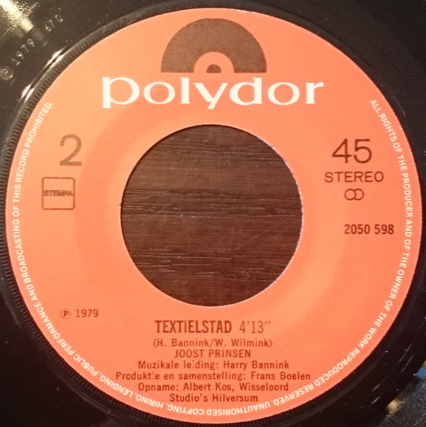 Joost Prinsen : Aan De Schelde  (7", Single)