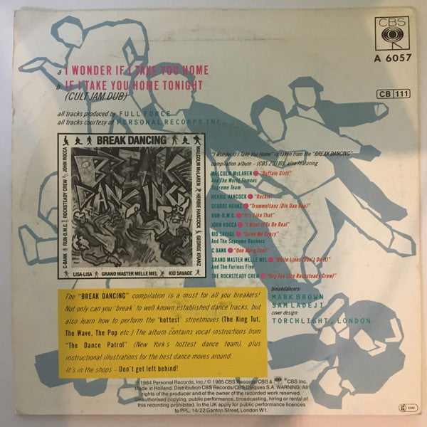 Lisa Lisa & Cult Jam With Full Force : I Wonder If I Take You Home (7", Single, Red)