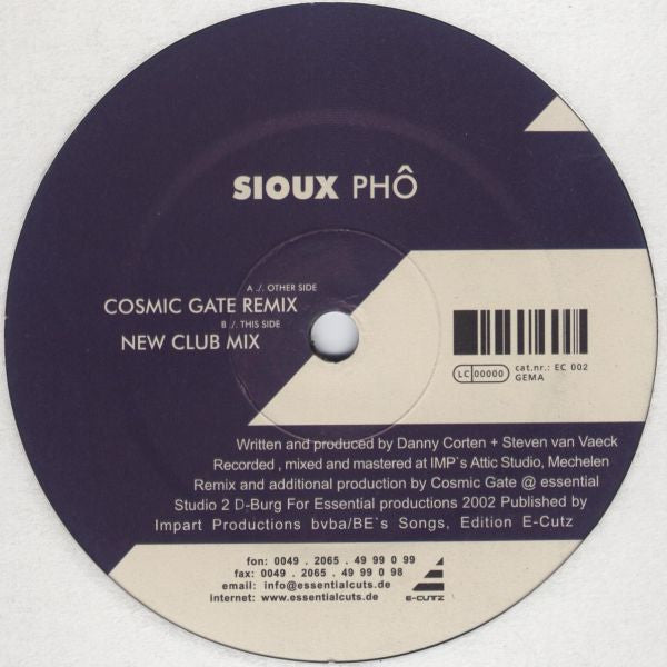 Sioux : Phô (12")