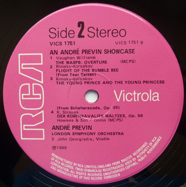 André Previn : An Andre Previn Showcase (LP, Comp)