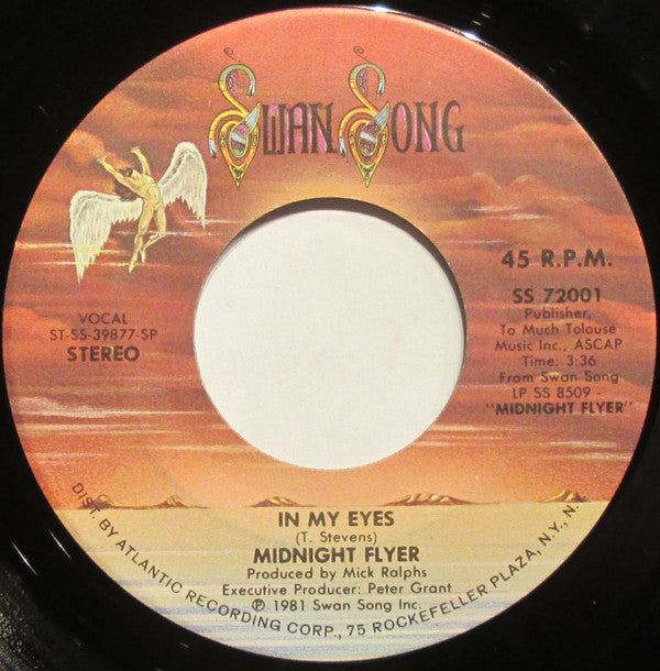 Midnight Flyer : In My Eyes (7", Single)