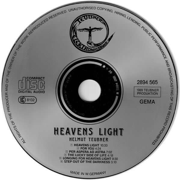Helmut Teubner : Heavens Light (CD, Album)