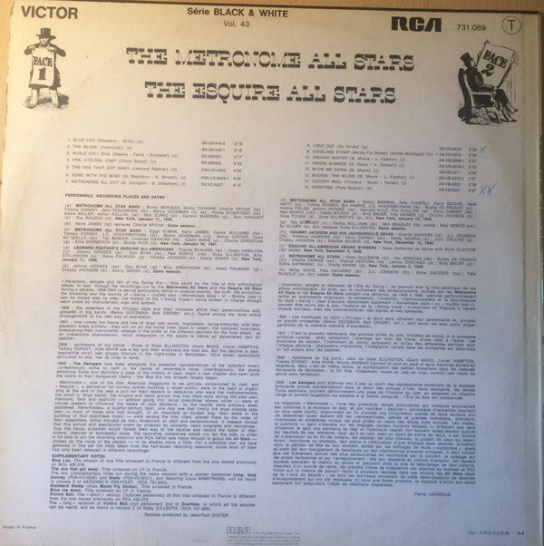 Metronome All Stars, Esquire All Stars : The Metronome All Stars - The Esquire All Stars (LP, Comp)