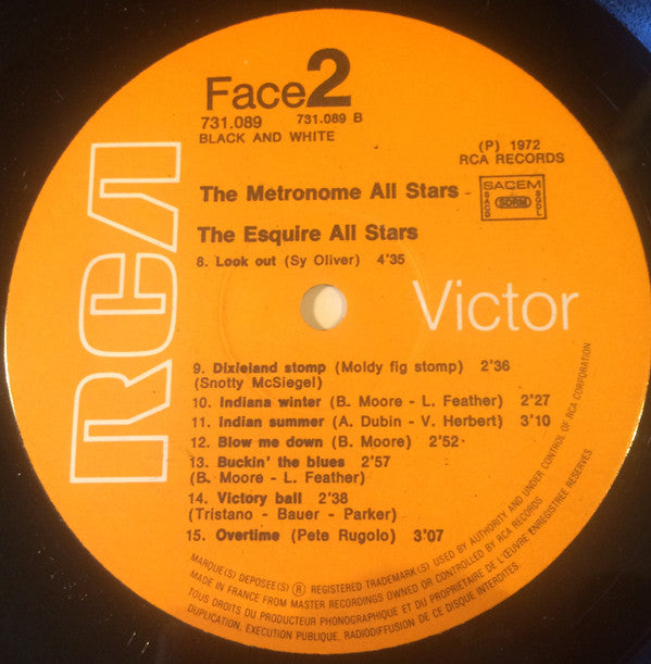 Metronome All Stars, Esquire All Stars : The Metronome All Stars - The Esquire All Stars (LP, Comp)