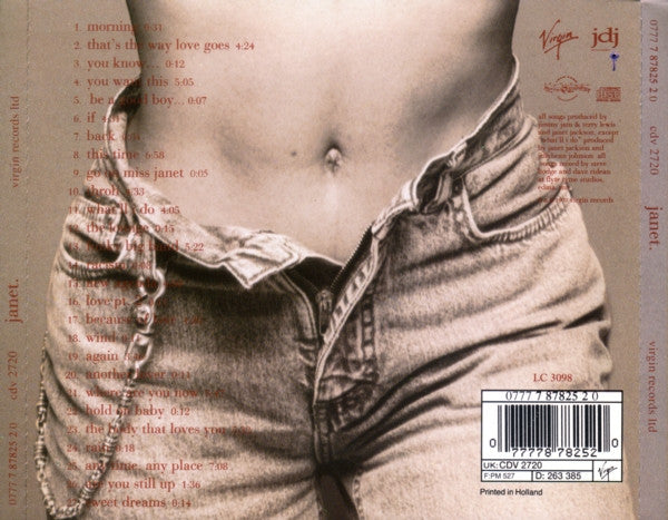 Janet Jackson : Janet. (CD, Album, RP)
