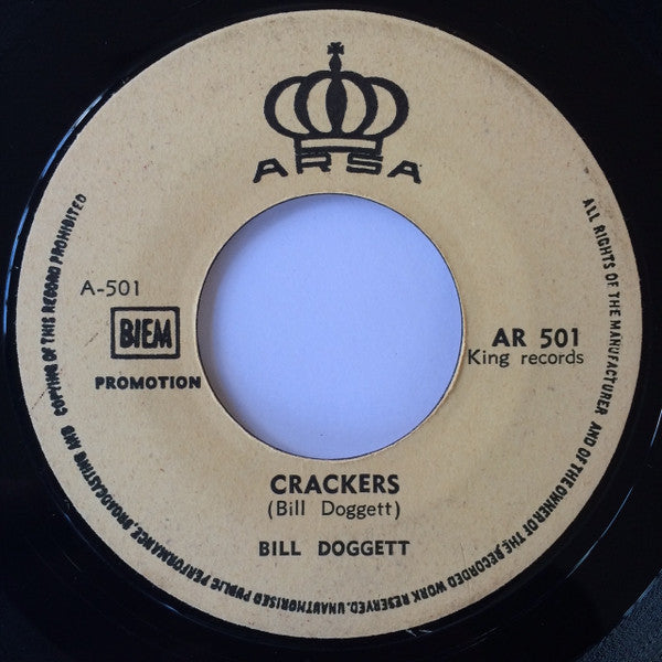 Bill Doggett : Crackers / That's Enough, Lock 'Em Up (7", Promo)