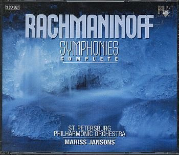 Sergei Vasilyevich Rachmaninoff, St. Petersburg Philharmonic Orchestra, Mariss Jansons : Symphonies Complete (3xCD)