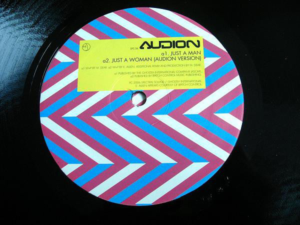 Audion / Ellen Allien : Just A Man / Just A Woman (12")