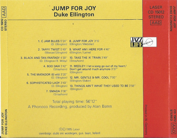 Duke Ellington : Jump For Joy (CD, Comp)