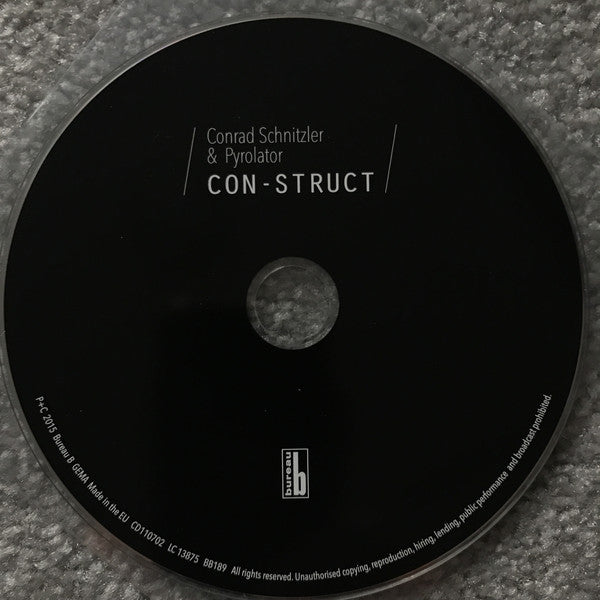 Conrad Schnitzler & Pyrolator : ‎Con-Struct (LP + CD + Album)