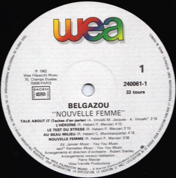 Belgazou : Nouvelle Femme (LP, Album)