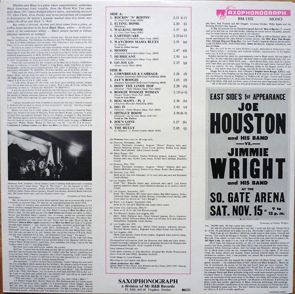 Joe Houston : Rockin' 'N' Boppin' (LP, Comp, Mono)