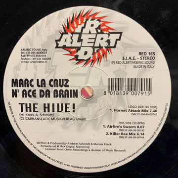 Marc La Cruz 'n Ace Da Brain : The Hive! (12")
