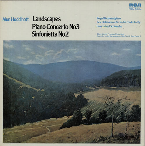 Alun Hoddinott, Roger Woodward, New Philharmonia Orchestra, Hans-Hubert Schönzeler : Landscapes, Piano Concerto No 3, Sinfonietta No 2 (LP)