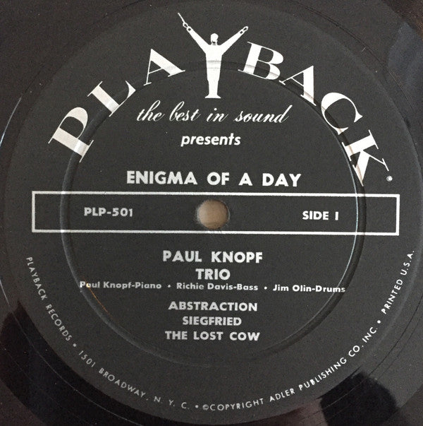 Paul Knopf : Enigma Of A Day (LP)