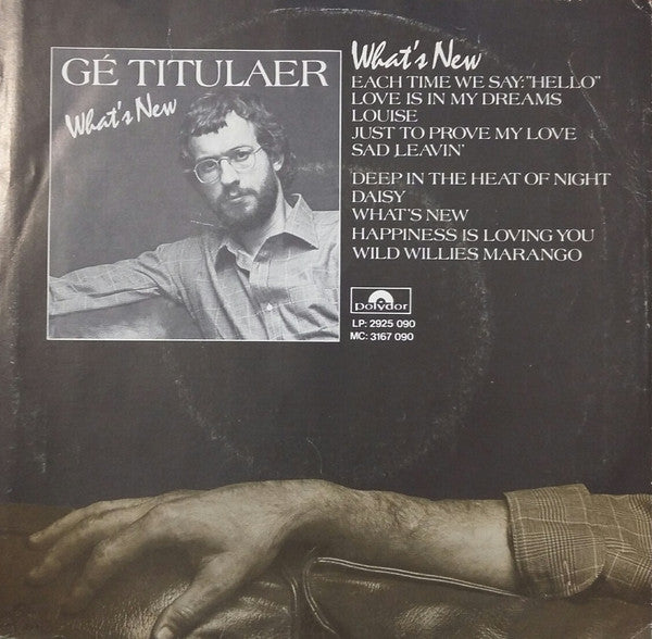 Gé Titulaer : Sad Leavin (7")